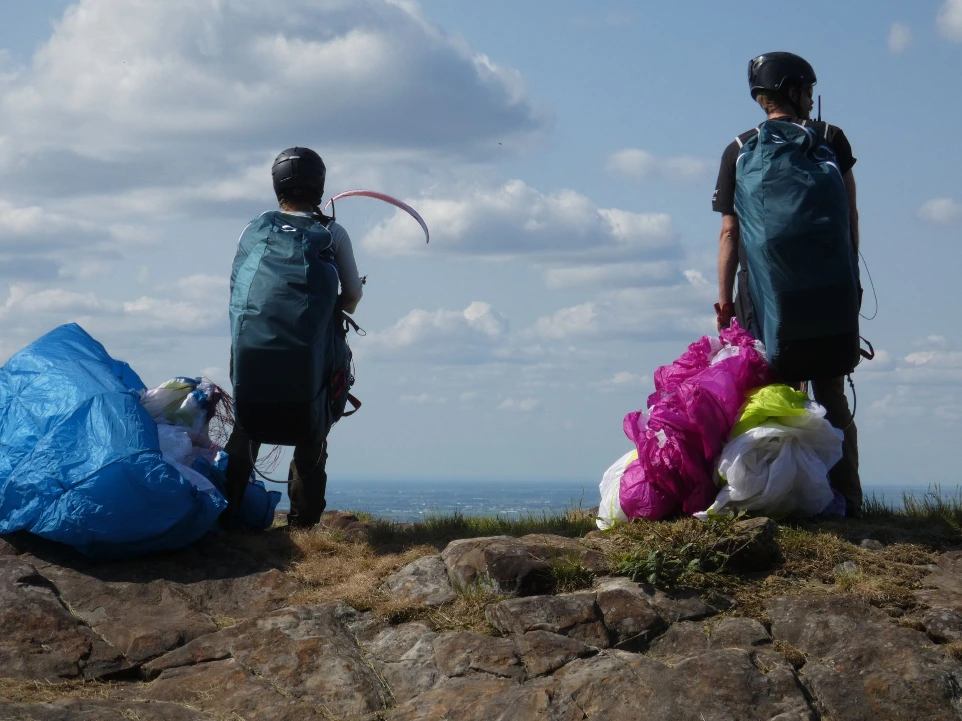 élèves Parapente Summit Paragliding