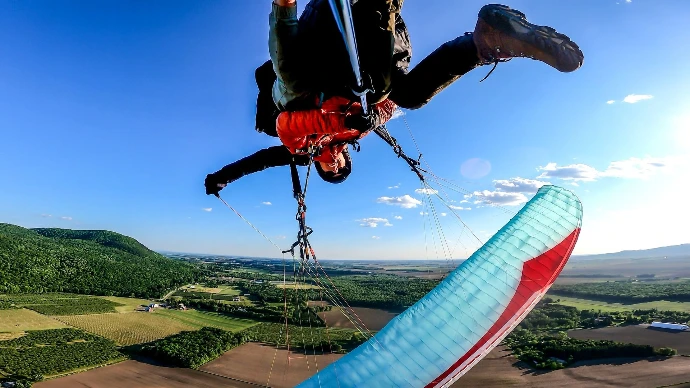 Vol en Tandem Sensations Yamaska, Summit Paragliding